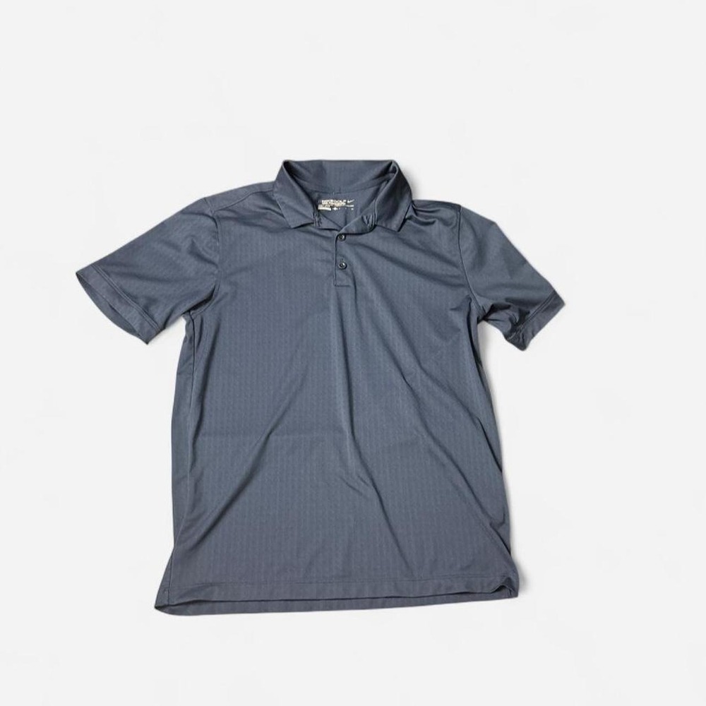 Nike Golf Tour Performance Dri FIT Navy Polo Shirt Mens Small